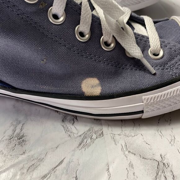 Converse CTAS HI STREET Midnight Navy Canvas Mid Sneaker - Picture 4 of 7